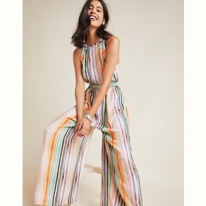 STRIPE JUMPSUIT NWT (ANTHROPOLOGIE)
